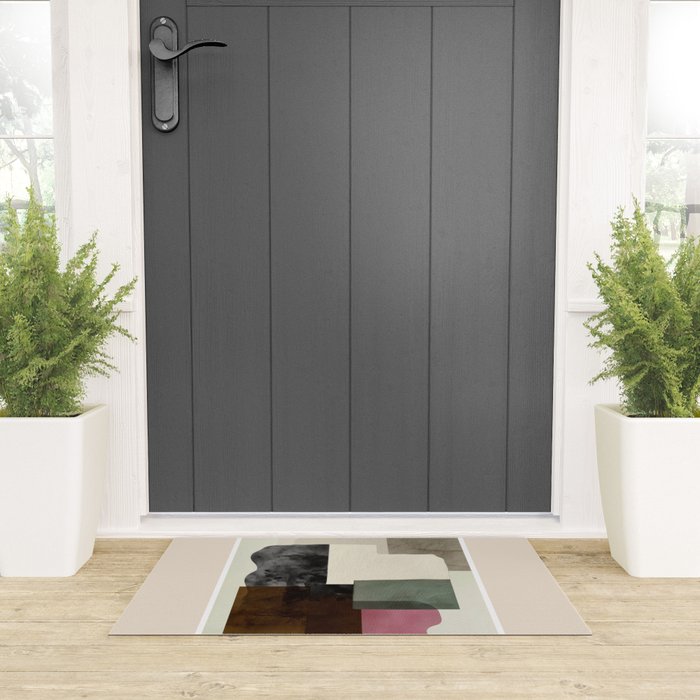 Soft Geometry I Welcome Mat Gallery Image 3