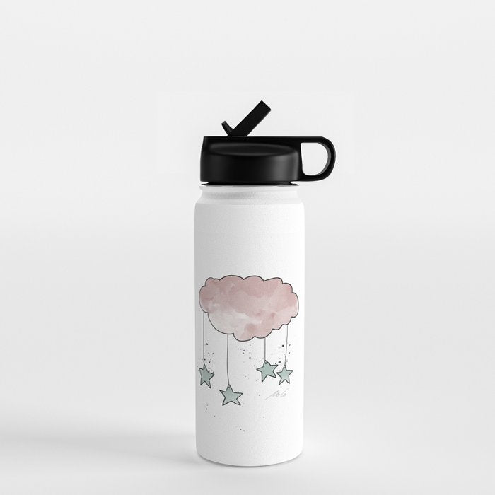Cloud_Nursery Art_01 Water Bottle Gallery Image 1