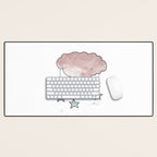 Cloud_Nursery Art_01 Desk Mat Gallery Image 1