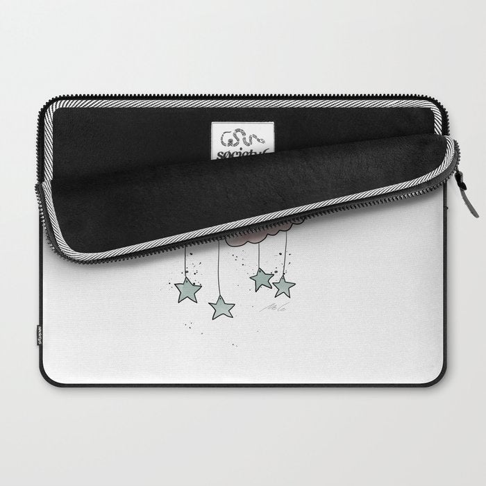 Cloud_Nursery Art_01 Laptop Sleeve Gallery Image 2