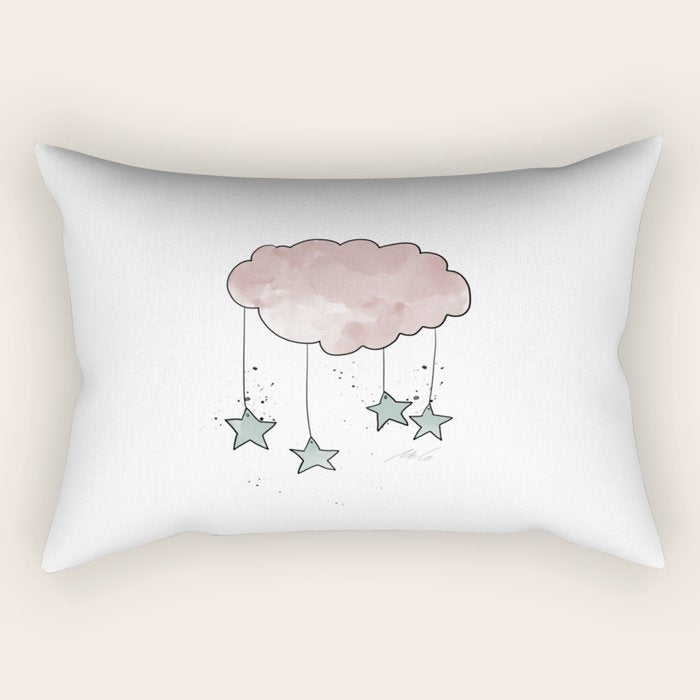 Cloud_Nursery Art_01 Rectangular Pillow Gallery Image 2