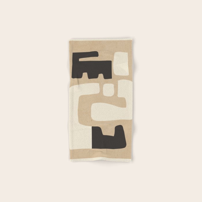 Modern Abstract Minimal Shapes 15 Bath Towel Gallery Image 1