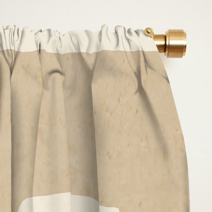 Modern Abstract Minimal Shapes 15 Window Curtain Gallery Image 2