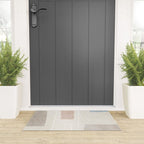 Minimalist Neutral Abstract Artwork Welcome Mat Gallery Image 3