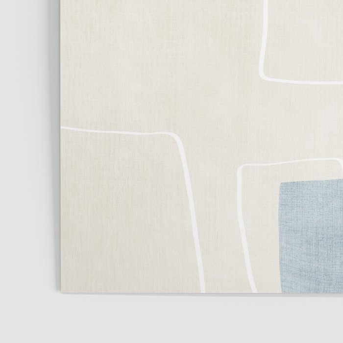 Minimalist Neutral Abstract Artwork Poster Gallery Image 3