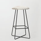 Minimalist Neutral Abstract Artwork Stool Gallery Image 1