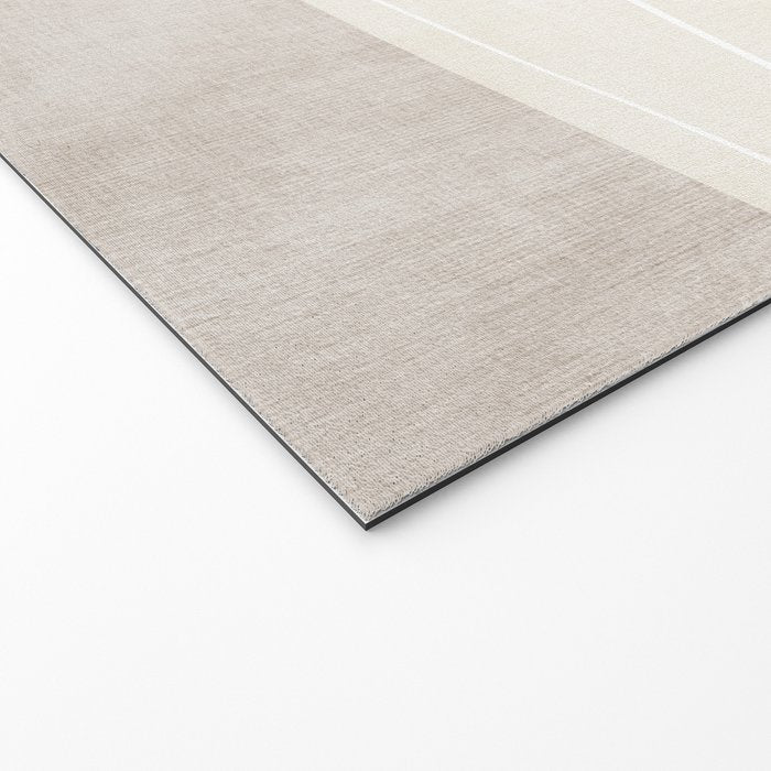 Minimalist Neutral Abstract Artwork Welcome Mat Gallery Image 2