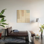 Minimalist Neutral Abstract Artwork Wood Wall Art Gallery Image 2