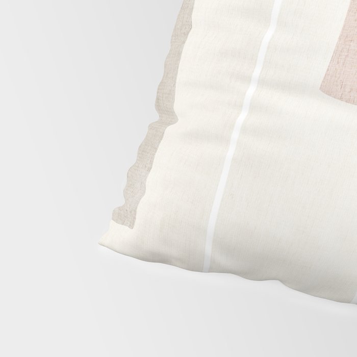 Minimalist Neutral Abstract Artwork Pillow Sham Gallery Image 4