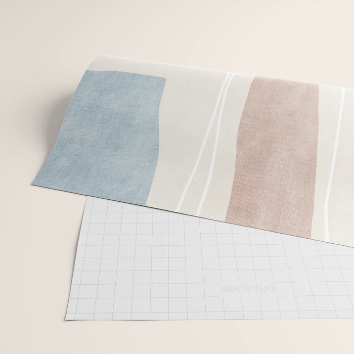 Minimalist Neutral Abstract Artwork Wrapping Paper Gallery Image 2