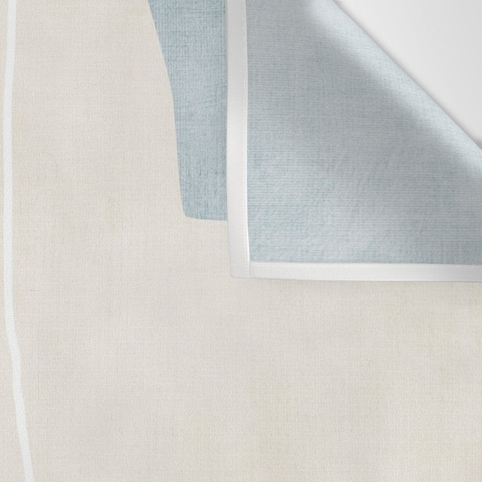 Minimalist Neutral Abstract Artwork Wall Tapestry Gallery Image 3