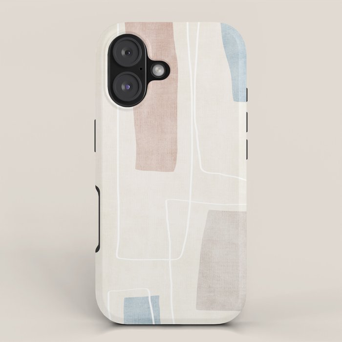 Minimalist Neutral Abstract Artwork iPhone Case Gallery Image 1
