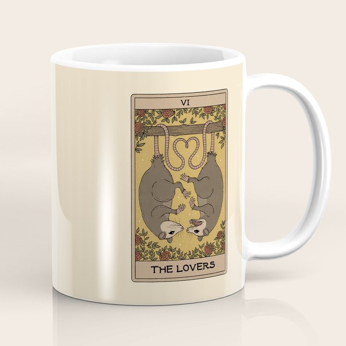 The Lovers - Possum Tarot Coffee Mug Gallery Image 1