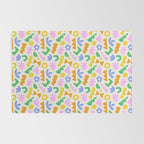 Colorful abstract organic shape patern Rug Gallery Image 2
