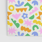 Colorful abstract organic shape patern Poster Gallery Image 3