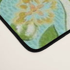 William Morris Woodland Weeds Orange Turquoise Desk Mat Gallery Image 4