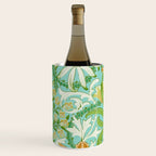 William Morris Woodland Weeds Orange Turquoise Wine Chiller Gallery Image 2