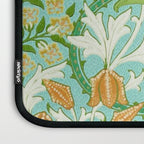 William Morris Woodland Weeds Orange Turquoise Laptop Sleeve Gallery Image 3