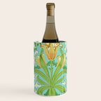 William Morris Woodland Weeds Orange Turquoise Wine Chiller Gallery Image 1