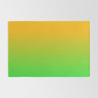 Ombre Color Orange Green Shade  Rug Gallery Image 2