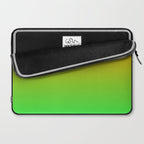 Ombre Color Orange Green Shade  Laptop Sleeve Gallery Image 2