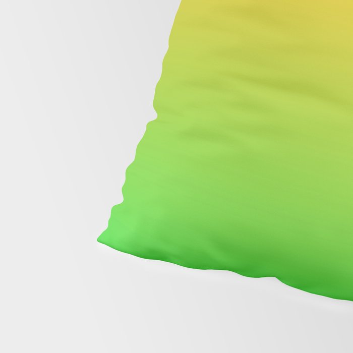 Ombre Color Orange Green Shade  Pillow Sham Gallery Image 4