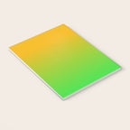 Ombre Color Orange Green Shade  Notebook Gallery Image 3
