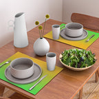 Ombre Color Orange Green Shade  Placemat Gallery Image 2