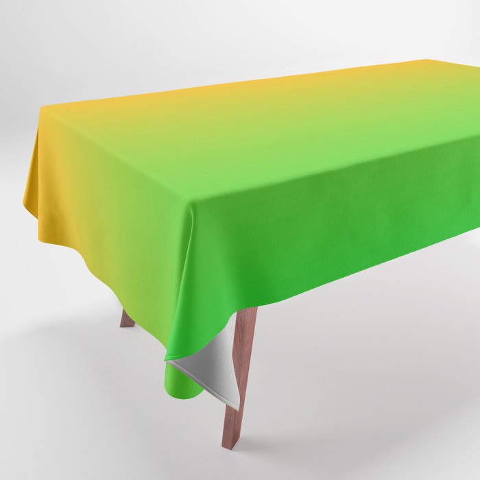 Ombre Color Orange Green Shade  Tablecloth Gallery Image 1