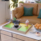 Ombre Color Orange Green Shade  Serving Tray Gallery Image 2