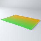 Ombre Color Orange Green Shade  Rug Gallery Image 3