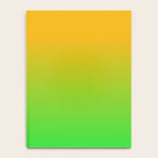 Ombre Color Orange Green Shade  Notebook Gallery Image 4