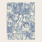 dogs aplenty classic blue pearl Poster Gallery Image 4