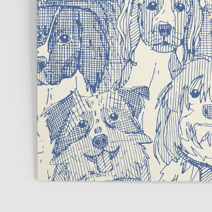 dogs aplenty classic blue pearl Poster Gallery Image 3