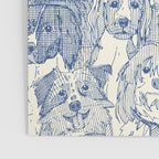 dogs aplenty classic blue pearl Poster Gallery Image 3