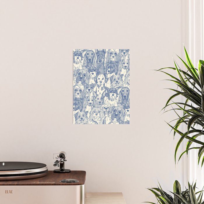 dogs aplenty classic blue pearl Poster Gallery Image 2