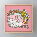 Capricorn Dolphin  Mini Art Print Gallery Image 1