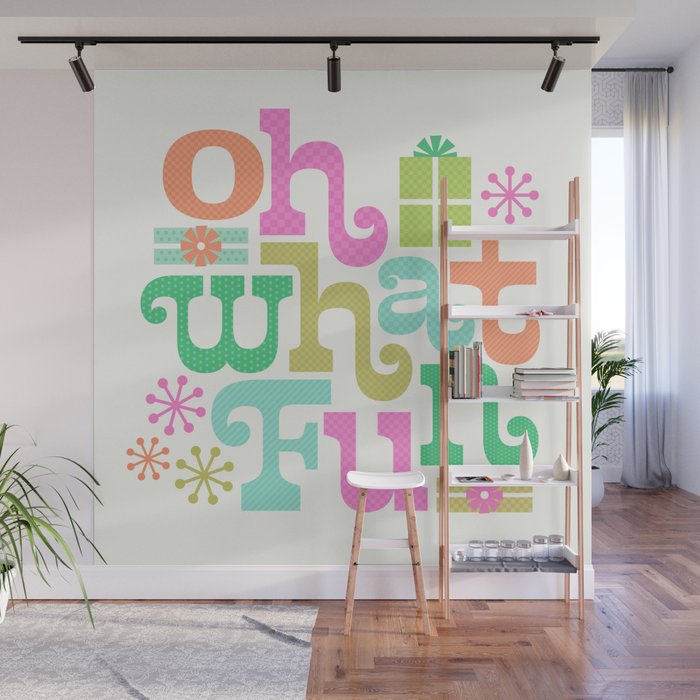 Oh What Fun Wall Mural Gallery Image 1