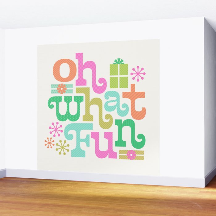 Oh What Fun Wall Mural Gallery Image 2