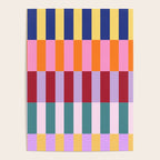 Color Block Stripe Art Poster Gallery Image 4