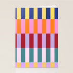 Color Block Stripe Art Stationery Card Gallery Image 2