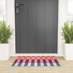 Color Block Stripe Art Welcome Mat Gallery Image 3