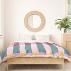 Color Block Stripe Art Duvet Cover Gallery Image 3