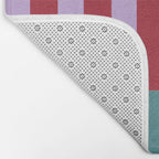Color Block Stripe Art Bath Mat Gallery Image 2