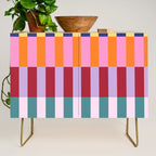 Color Block Stripe Art Credenza Gallery Image 1