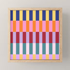 Color Block Stripe Art Mini Art Print Gallery Image 1