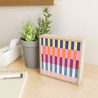 Color Block Stripe Art Mini Art Print Gallery Image 2