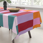 Color Block Stripe Art Tablecloth Gallery Image 3