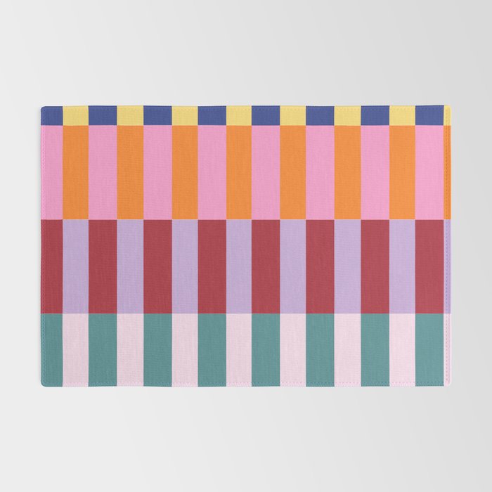 Color Block Stripe Art Rug Gallery Image 2