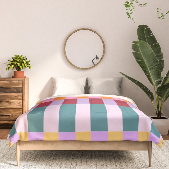 Color Block Stripe Art Comforter Gallery Image 3